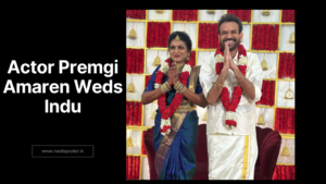 Actor Premgi Amaren Weds Indu