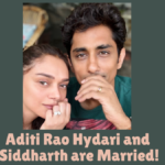 Aditi Rao Hydari and Siddharth