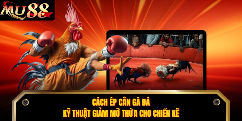 Cách Ép Cân Gà Đá - Kỹ Thuật Giảm Mỡ Thừa Cho Chiến Kê